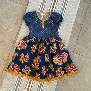 Matilda Jane “You Belong” Floral Dress Joanna Gaines line Size 8